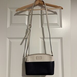 Kate Spade Grove Street Millie Crossbody Bag - Navy and White